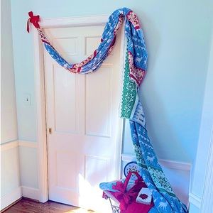 NEW Fair Isle Bunting Set of 2 Blanket Weave 2 Side Inverted Weave Hand Crafted